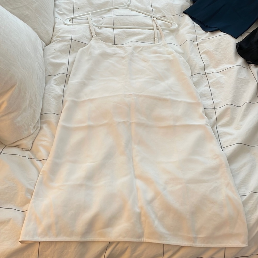 White Everlane dress